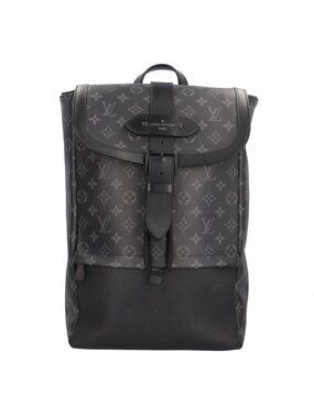 black louis vuitton backpack ebay Monogram Eclipse Saumur 1179481 FASHIONPHILE The racer backpack emanates sporty Louis Vuitton Black Calfskin Lockme